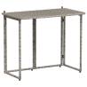 Folding Garden Table Grey 90x51 cm | Stylish Outdoor Furniture