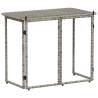 Folding Garden Table Grey 90x51 cm | Stylish Outdoor Furniture