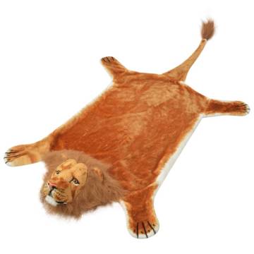 Lion Carpet Plush 205 cm Brown - Comfortable Home Decor