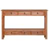 Solid Mahogany Console Table | 120x30x75 cm | Hipo Market