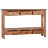 Solid Mahogany Console Table | 120x30x75 cm | Hipo Market