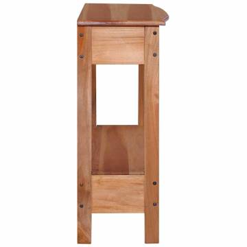 Solid Mahogany Console Table | 120x30x75 cm | Hipo Market