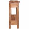 Solid Mahogany Console Table | 120x30x75 cm | Hipo Market