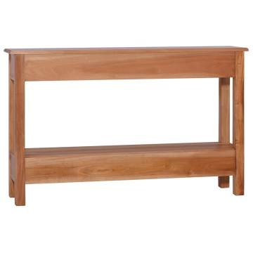 Solid Mahogany Console Table | 120x30x75 cm | Hipo Market