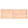 Bathroom Countertop 160x50 cm - Untreated Solid Oak Wood