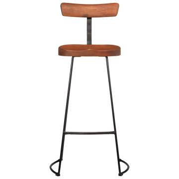 Bar Stools 2 pcs - Solid Wood Mango | Modern Design