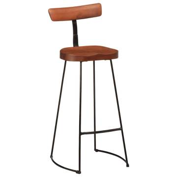 Bar Stools 2 pcs - Solid Wood Mango | Modern Design