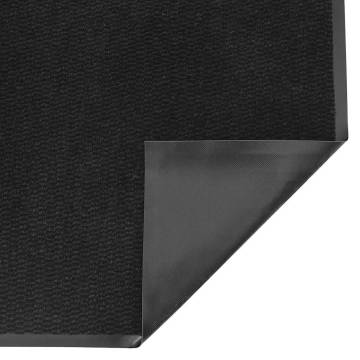 Doormat Black 90x120 cm - Durable & Non-Slip