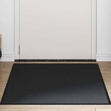 Doormat Black 80x120 cm - Durable, Non-Slip & Easy Clean