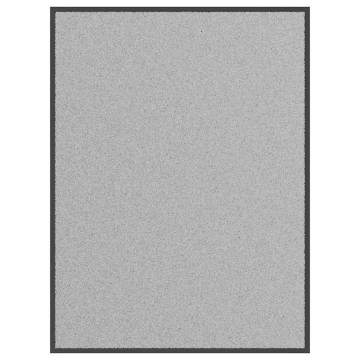 Doormat Grey 90x120 cm - Durable & Non-Slip Entry Mat