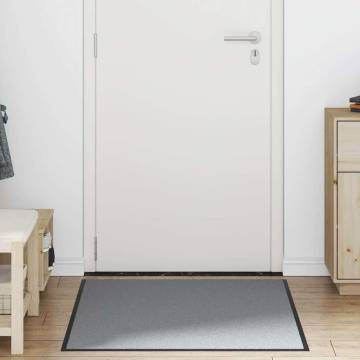 Doormat Grey 90x120 cm - Durable & Non-Slip Entry Mat