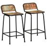  Bar Stools 2 pcs 46x35.5x80 cm Solid Wood Reclaimed Size 46 x 35.5 x 80 cm Quantity in Package 2 Material solid reclaimed wood 