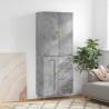 Highboard Concrete Grey 69.5x34x180 cm Engineered Wood Colour concrete grey Quantity in Package 1 Model 1 wood door 3 drawers 