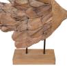 Handcrafted Teak Fish Sculpture | 40x12x57 cm | HipoMarket