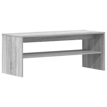 Stylish Grey Sonoma TV Cabinet - 100x40x40 cm Engineered Wood