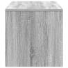 Stylish Grey Sonoma TV Cabinet - 100x40x40 cm Engineered Wood