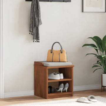 Hallway Bench SANDNES - Solid Pinewood 45x40x50 cm