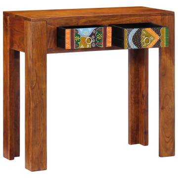 Solid Wood Acacia Console Table - Stylish & Functional