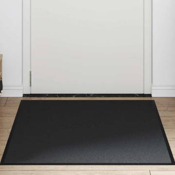 Durable Black Doormat 90x120 cm - Keep Your Floors Clean