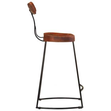 Bar Stools 2 pcs Solid Mango Wood | Modern Design