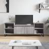 Stylish Grey Sonoma TV Cabinet - 160x35x55 cm | HipoMarket UK