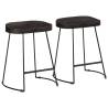  Bar Stools 2 pcs Black 46x38x52 cm Solid Wood Mango Colour black Size 46 x 38 x 52 cm Quantity in Package 2 Material solid mango wood 