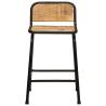 Stylish 2-Piece Solid Wood Bar Stools - Hipomarket