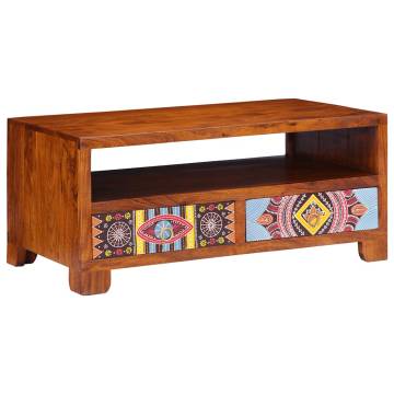 Coffee Table 90x50x40 cm - Solid Acacia Wood | HipoMarket