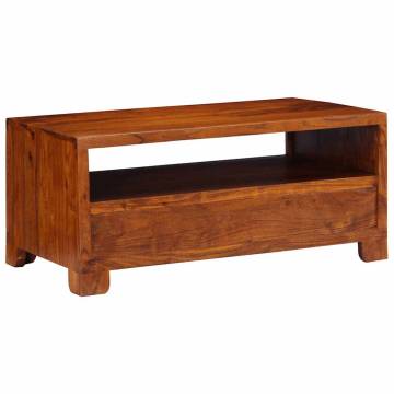 Coffee Table 90x50x40 cm - Solid Acacia Wood | HipoMarket