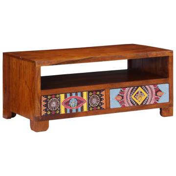 Coffee Table 90x50x40 cm - Solid Acacia Wood | HipoMarket