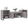 Stylish Grey Sonoma TV Cabinet - 160x35x55 cm | HipoMarket UK