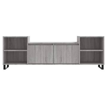 Stylish Grey Sonoma TV Cabinet - 160x35x55 cm | HipoMarket UK