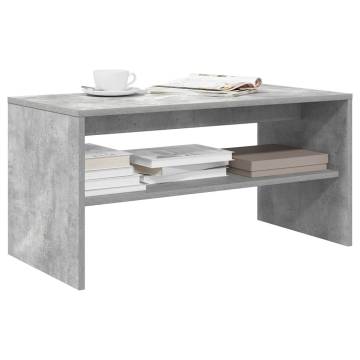 Stylish TV Cabinet in Concrete Grey - 80x40x40 cm