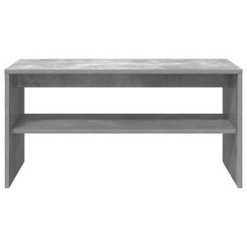 Stylish TV Cabinet in Concrete Grey - 80x40x40 cm