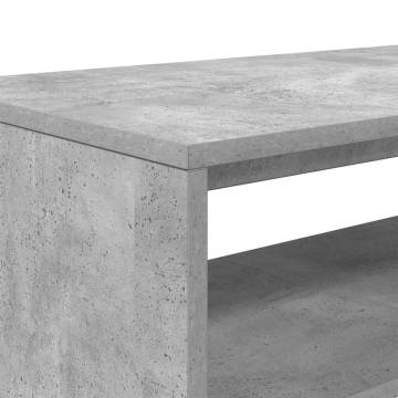 Stylish TV Cabinet in Concrete Grey - 80x40x40 cm