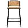 Stylish 4 Pcs Bar Stools - Solid Wood Rough Mango - HipoMarket