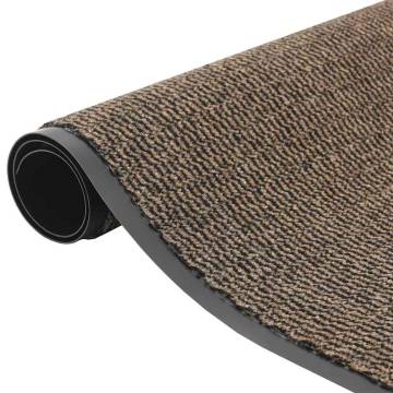 Durable Brown Doormat 90x120 cm - Perfect for High Traffic Areas