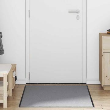 Durable Grey Doormat 90x150 cm for High Traffic Areas