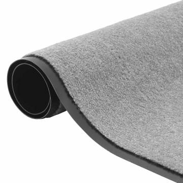 Durable Grey Doormat 90x150 cm for High Traffic Areas