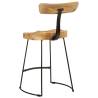 Stylish Bar Stools 2 pcs - Solid Mango Wood | HipoMarket