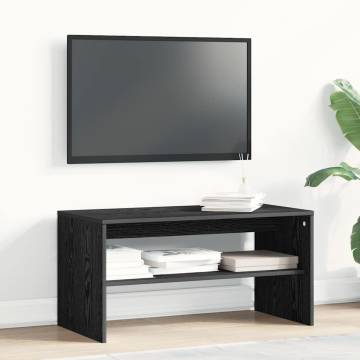 Stylish Black Oak TV Cabinet | 80x40x40 cm | Hipomarket