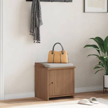 Hallway Bench SANDNES - Solid Pinewood | 45x40x50 cm