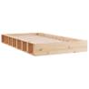 Solid Wood Bed Frame 120x190 cm Small Double - Hipomarket