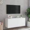 TV Wall Cabinet with LED Lights - Stylish & Space-Saving