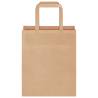 Eco-Friendly Brown Paper Bags with Handles - 50 Pack