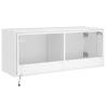 TV Wall Cabinet with LED Lights - Stylish & Space-Saving