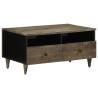 Light Grey Coffee Table - Solid Mango Wood | HipoMarket