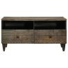 Light Grey Coffee Table - Solid Mango Wood | HipoMarket