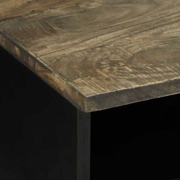 Light Grey Coffee Table - Solid Mango Wood | HipoMarket