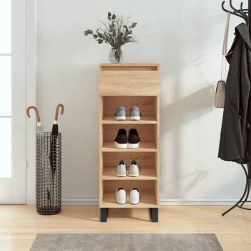 Shoe Cabinet Sonoma Oak - Stylish Storage Solution | HipoMarket